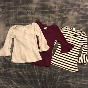 3 3/4 length bell sleeve old navy tops size 5